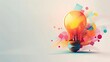 © Innavector - Abstract background. Conceptual framework for World Day of Education, Knowledge, Learning and Philosophy with space for text or promotional content.