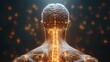 © tunanon - 3D Human Nervous System: A comprehensive 3D illustration of the nervous system, including the brain, spinal cord, and peripheral nerves.