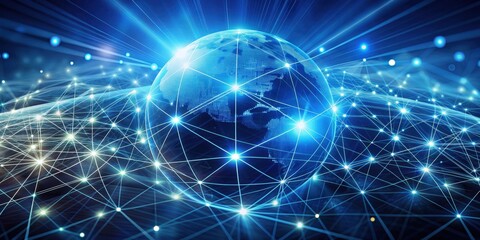 Abstract background representing the concept of the internet , technology, digital, online, connection, network, global