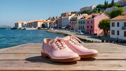 Stock_Photography_Female_feet_with_glossy_pale_pink_shoes_rel_1.