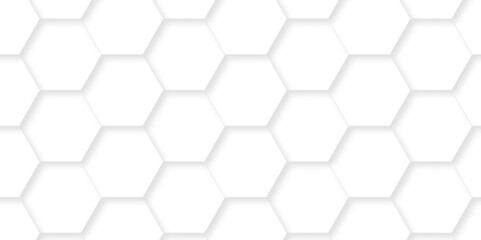 Wall Mural - White Hexagonal Background. Luxury White Pattern. Vector Illustration. 3D Futuristic abstract honeycomb mosaic white background. geometric mesh cell texture. modern futuristic wallpaper.