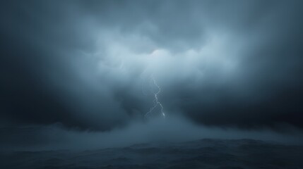 Cloud storm sky Huge thunderstorm hits at night
