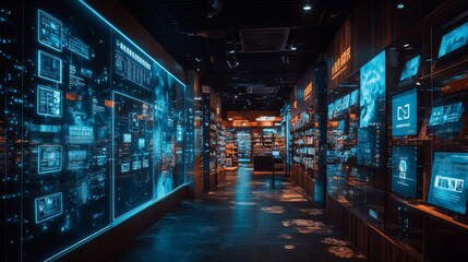 Smart Retail with AI-Driven Interactive In-Store Displays: Stores using AI to create interactive in-store displays that engage customers.