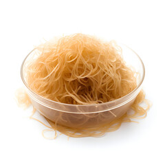 vermicelli on white background