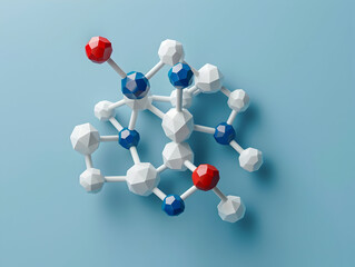 Abstract Structure Background of Molecule Or Atom, molecular structure, structural chemical formula with atoms