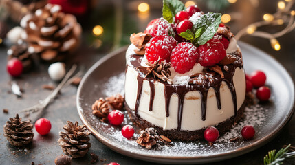 Poster - christmas cake