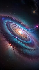 Wall Mural - Abstract galaxy background	
