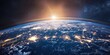 © gustav - Earth from Space at Sunrise created by ai