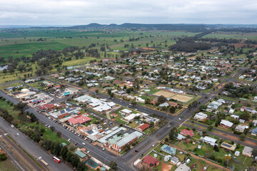 Wall Mural - The New South Wales central western town of  Dunedoo.