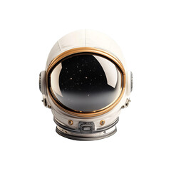 astronaut helmet with stars in the visor