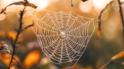 Wall Mural - spider web