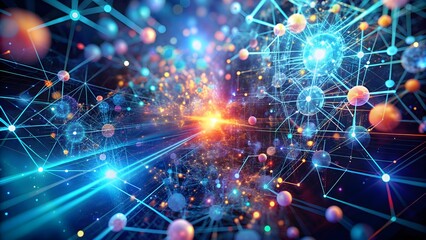 An abstract image representing the concept of generative technology, technology, artificial intelligence