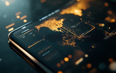 Aufkleber - Visualization of Mobile Commerce Networks with Global Connectivity