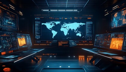 Aufkleber - Detailed Cargo Ship Loading with Digital Tracking in Busy Global Port
