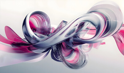 3d abstract beautiful pattern and color combination background