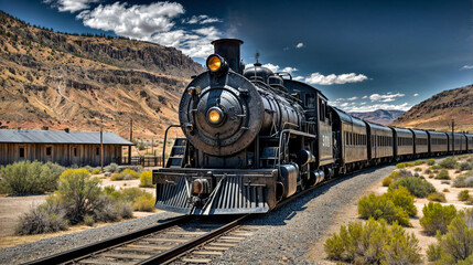 old steam train