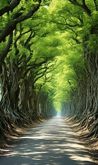 Wall Mural - forest in the morning