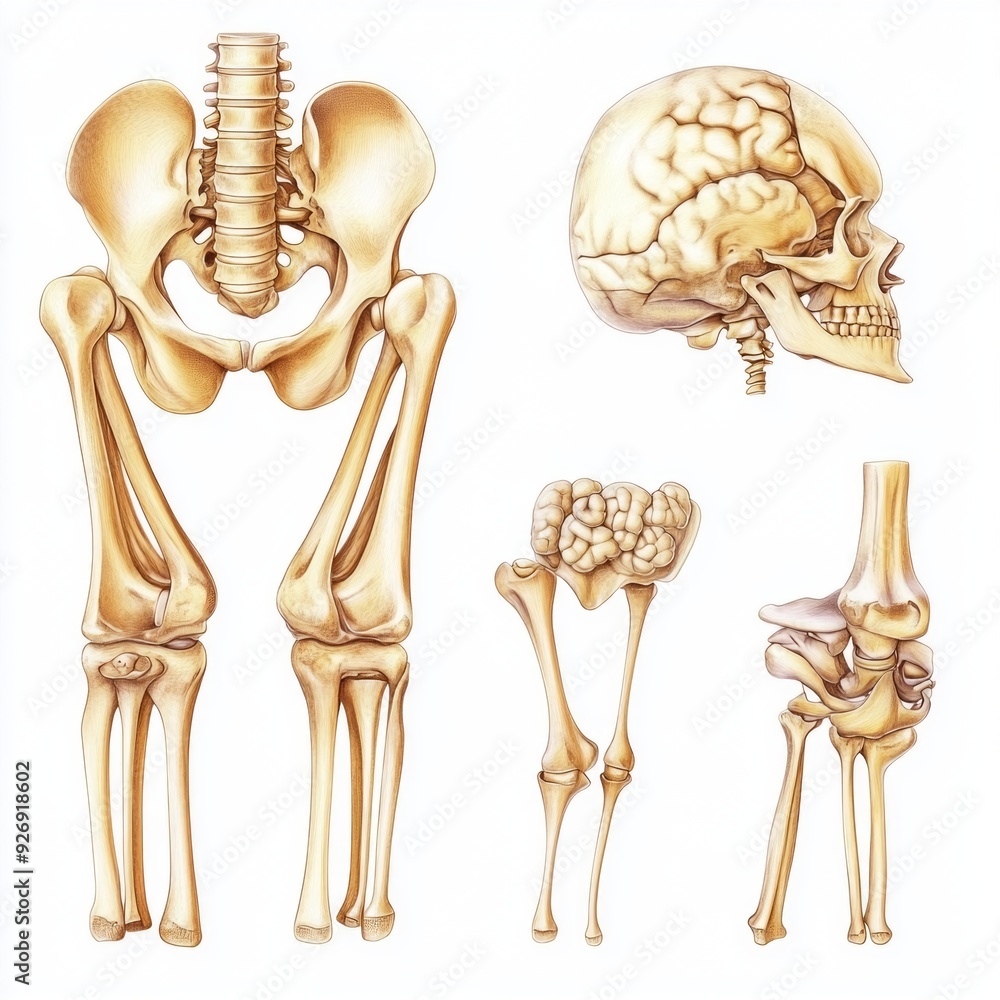 Human Joints: Anatomy, Types & Examples - Illustrated Guide Stock ...