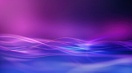 Wall Mural - Abstract Purple and Blue Swirling Waves