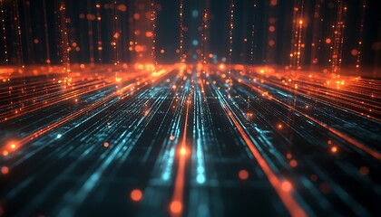 Leinwandbilder - Secure Network Visualization with Malware Interception by Digital Defenses