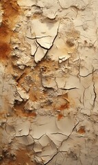 Poster - rustic cement plastered exterior wall background