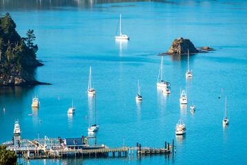 Canvas Print - Kororareka Bay in Russell - New Zealand