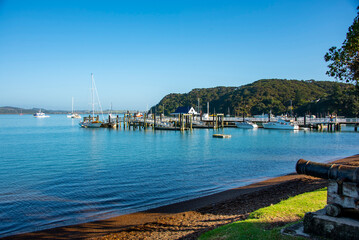 Canvas Print - Kororareka Bay in Russell - New Zealand