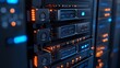 © admin_design - Modern data center with illuminated servers
