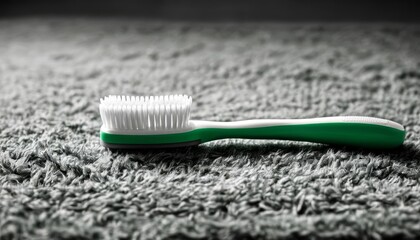  Cleanliness is key  A toothbrush on a plush carpet