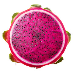 dragon fruit isolated on white