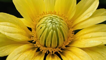  Vibrant yellow flower in bloom