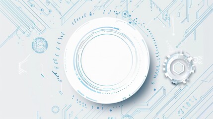 Abstract Technology Background with Circuitry