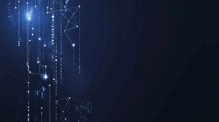 Digital Network Abstract Background