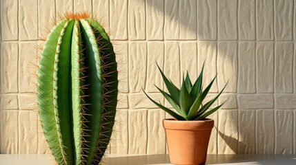 Sticker - cactus in a flowerpot