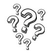 © KhaerulL - hand drawn doodle question marks