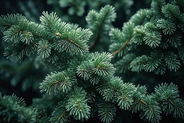Pine Branches Close-up