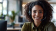 © AspctStyle - Smiling female customer service wearing a headset in a bright, modern office, providing excellent support