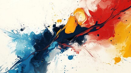 Wall Mural - Abstract Art of Vivid Colors