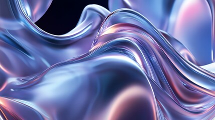 Wall Mural - Abstract Liquid Metal