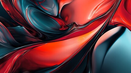 Wall Mural - Abstract Swirls of Color