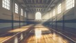 © Bionic - Energetic Gymnasium on a Bright Day - Photorealistic Shot Supporting an Active Lifestyle
