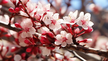 Sticker - pink cherry blossom