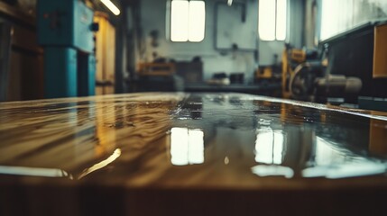 Canvas Print - Wooden Floor and Window