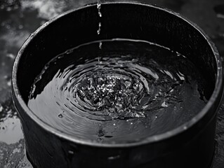 Sticker - Water Bucket on Table