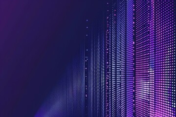 Wall Mural - A purple background with a row of dots