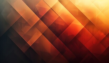 Wall Mural - A colorful abstract pattern with a lot of red and orange