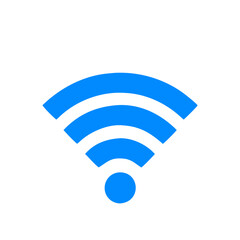 Sticker - Wifi wireless internet signal flat icon for apps 