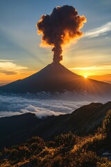 Mountain Plume of Smoke