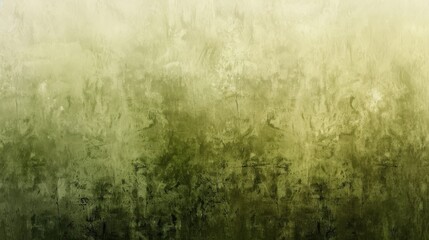 Wall Mural - An abstract background image featuring a gradient from dark green to light yellow, with a textured, mottled surface.