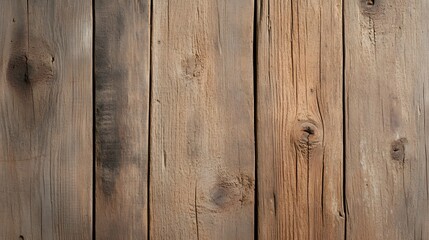 Rustic Elegance: Reclaimed Wood Texture - A close-up of weathered, knotty planks in warm, earthy tones, perfect for backgrounds and design elements. 